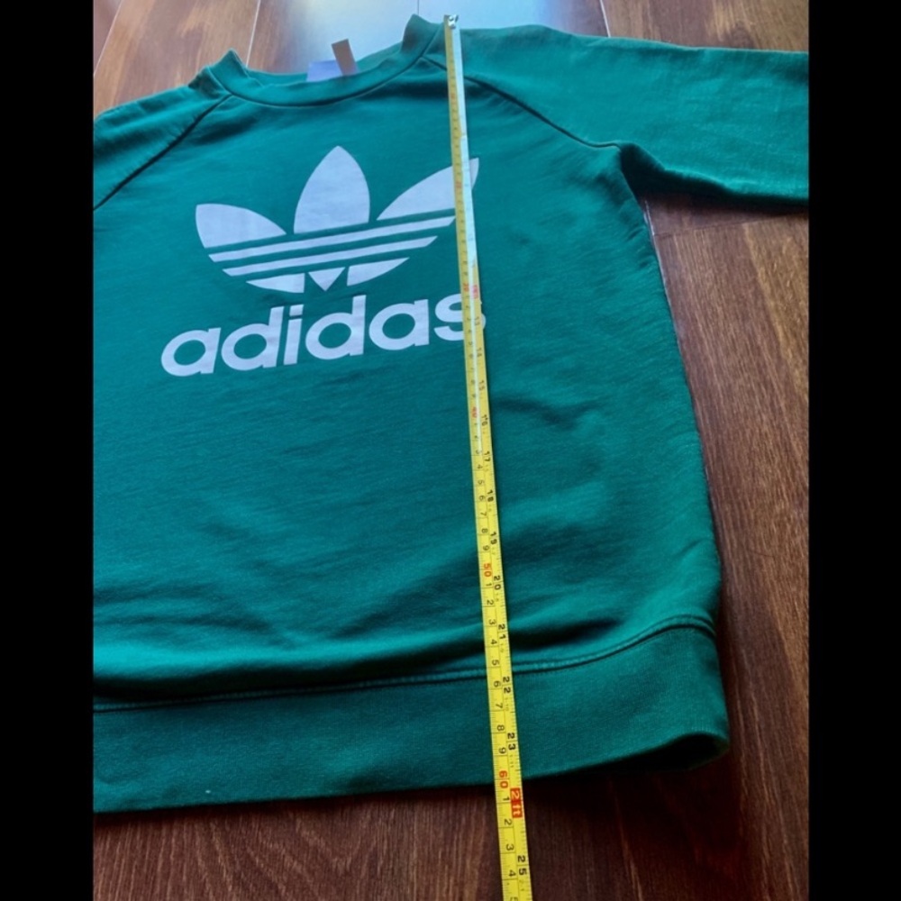 Adidas Green Crew Neck Sweatshirt in Womens Size Small - Picture 3 of 6